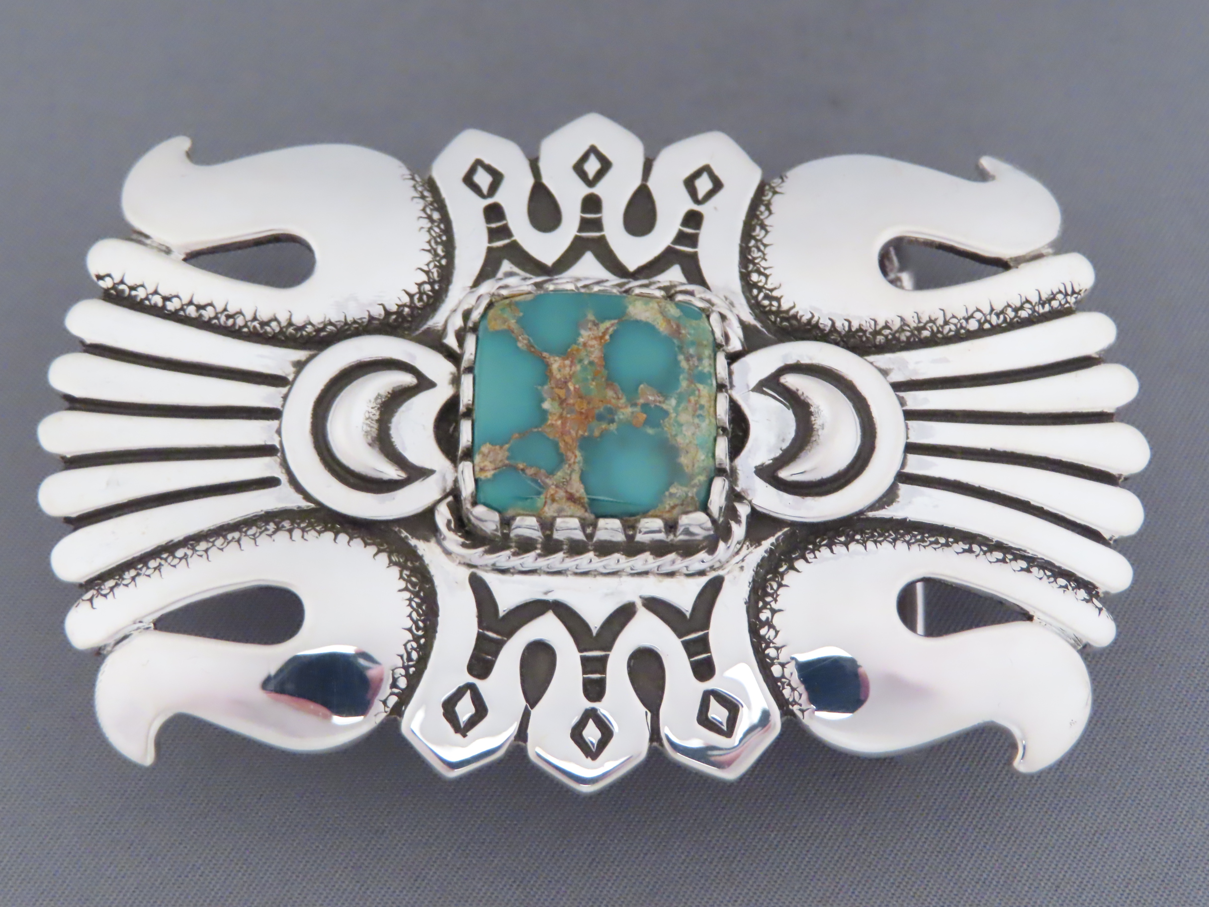 Smaller Darling Darlene Turquoise Belt Buckle