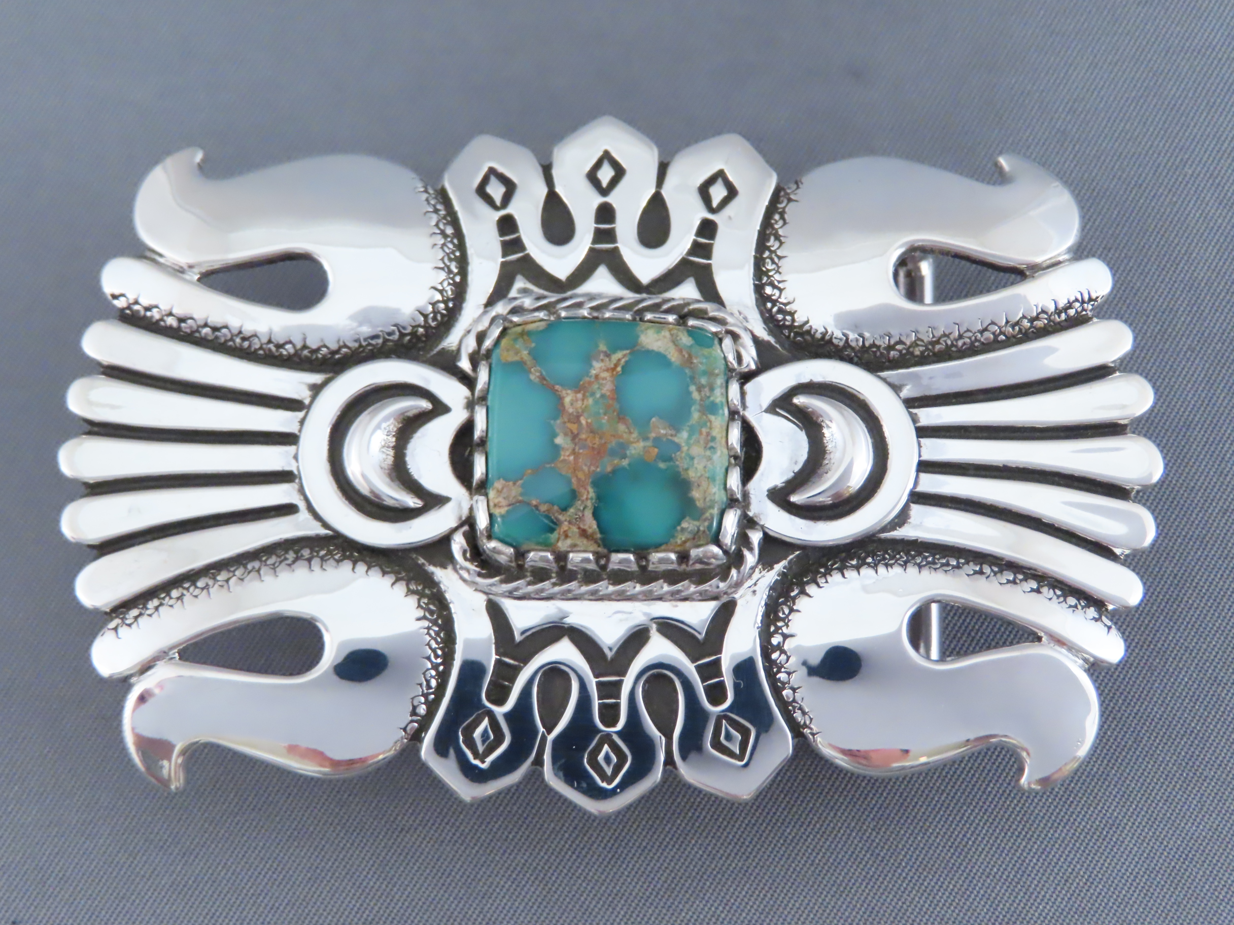 Smaller Darling Darlene Turquoise Belt Buckle