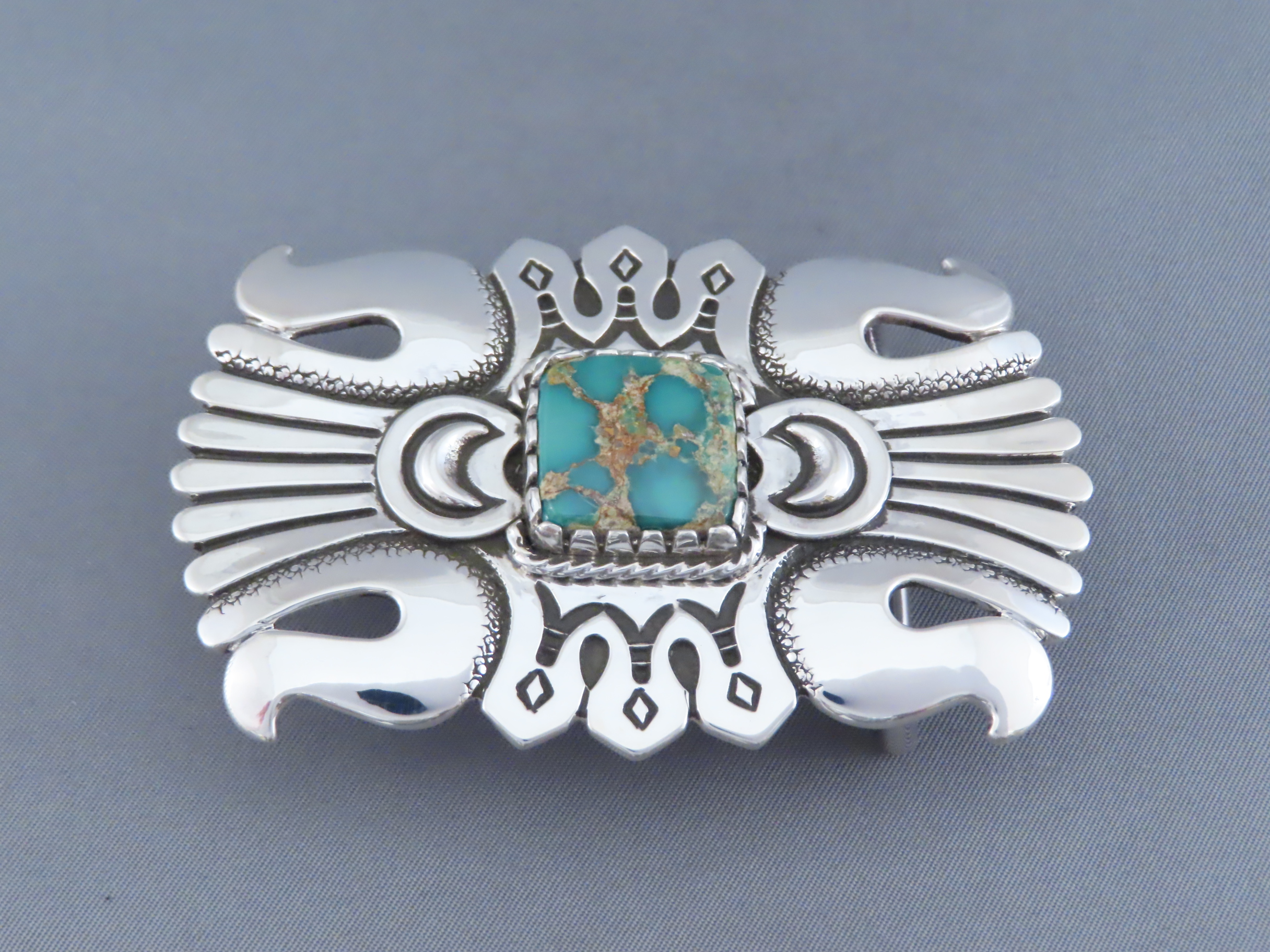 Smaller Darling Darlene Turquoise Belt Buckle