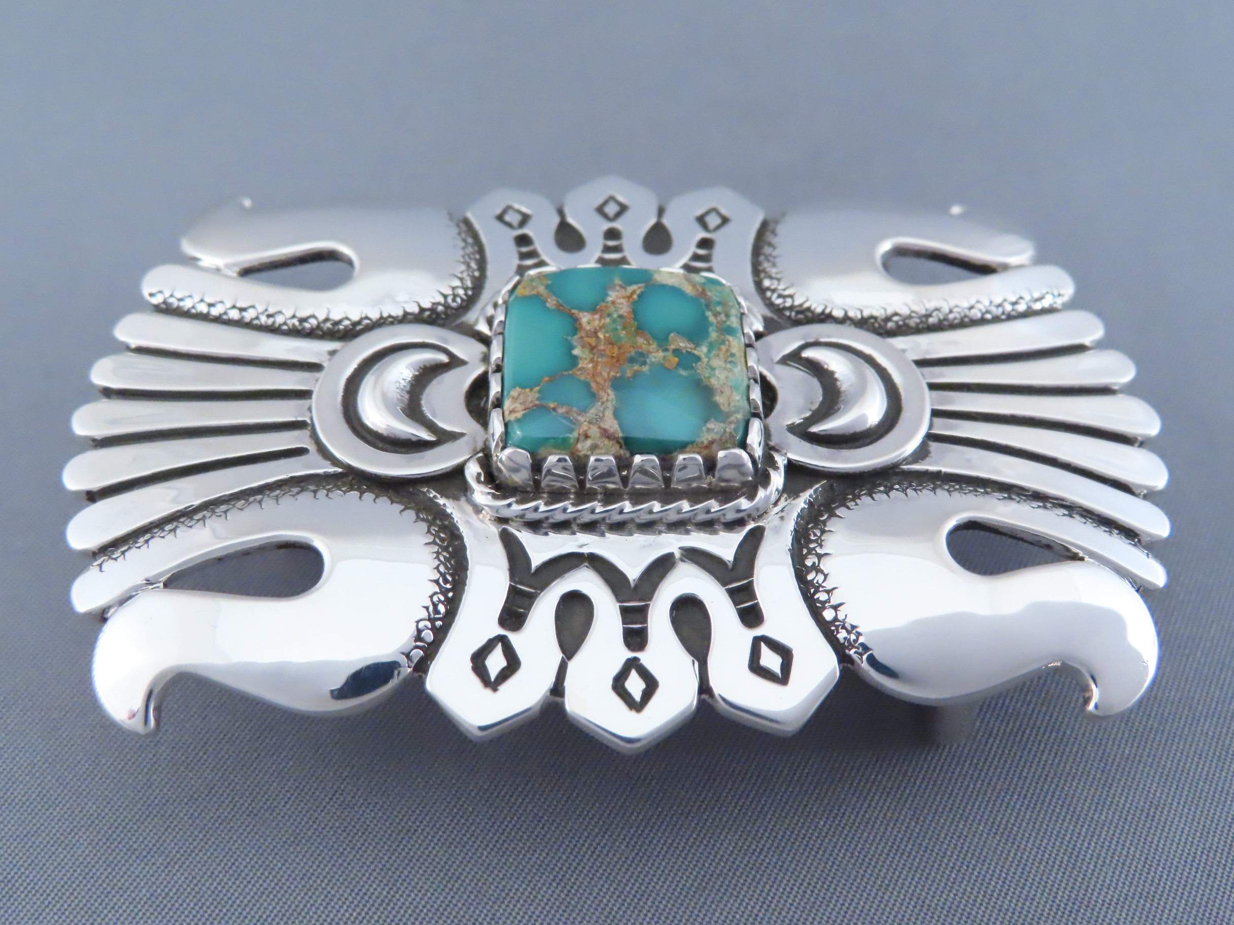 Smaller Darling Darlene Turquoise Belt Buckle