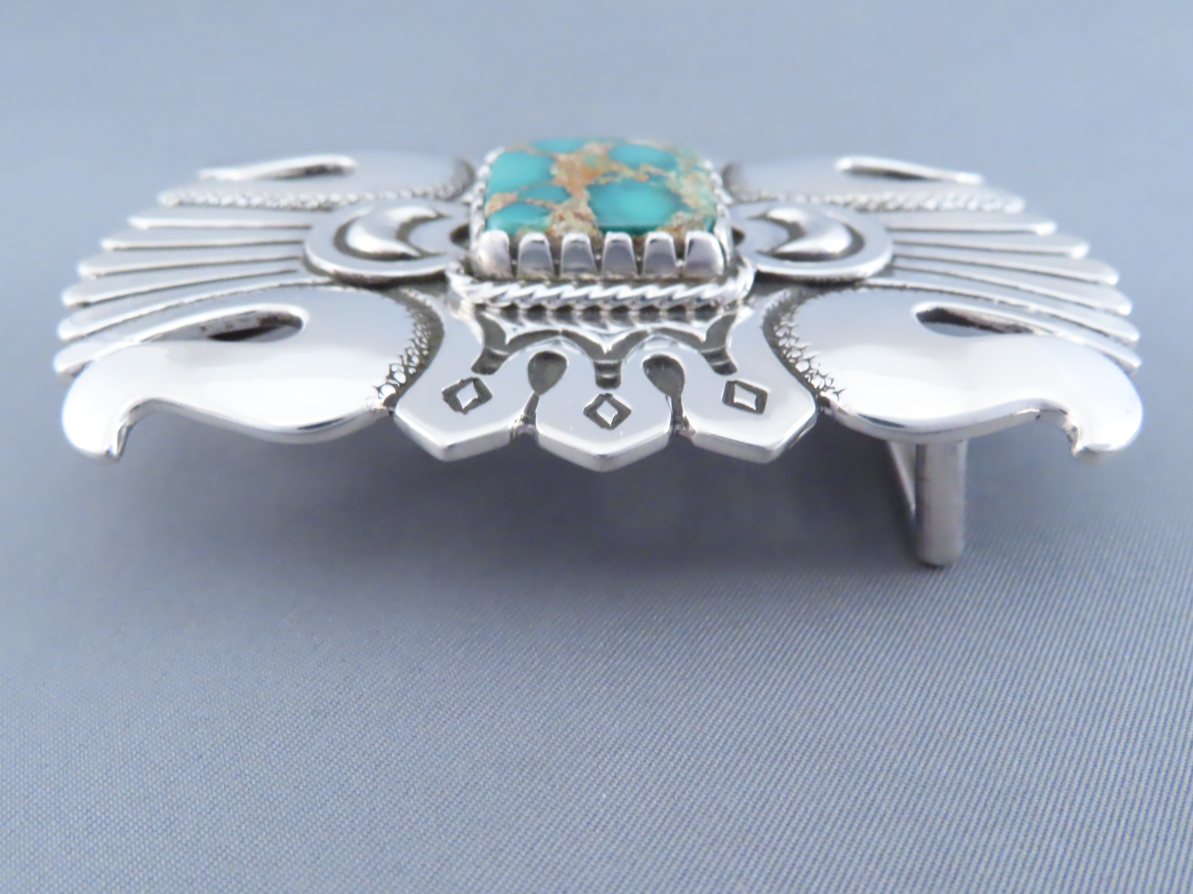 Smaller Darling Darlene Turquoise Belt Buckle