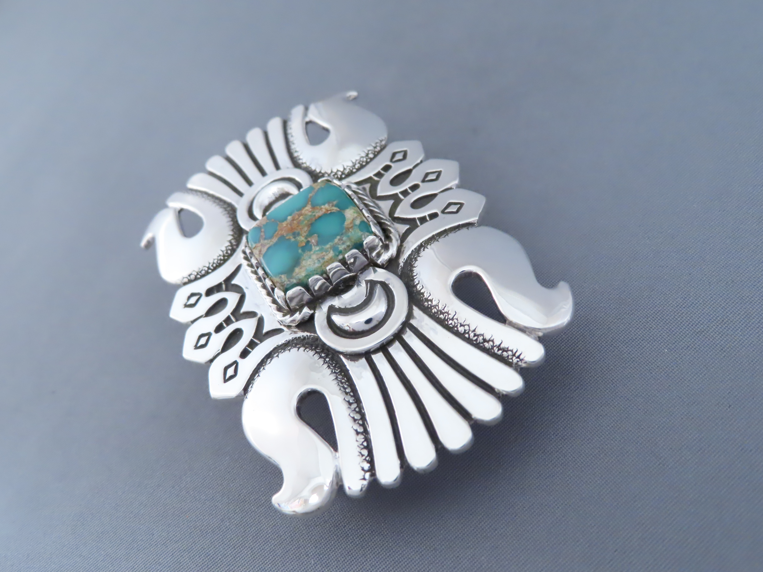 Smaller Darling Darlene Turquoise Belt Buckle