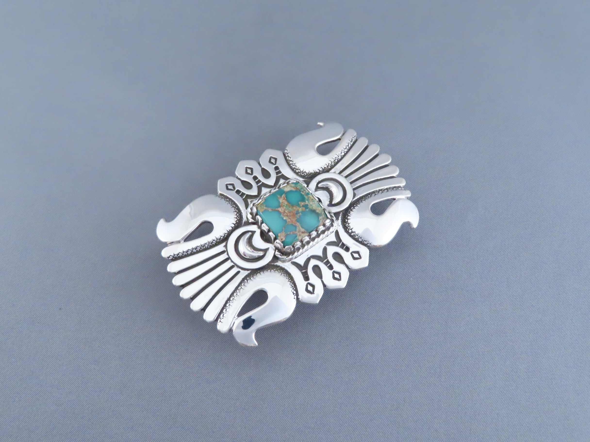 Smaller Darling Darlene Turquoise Belt Buckle