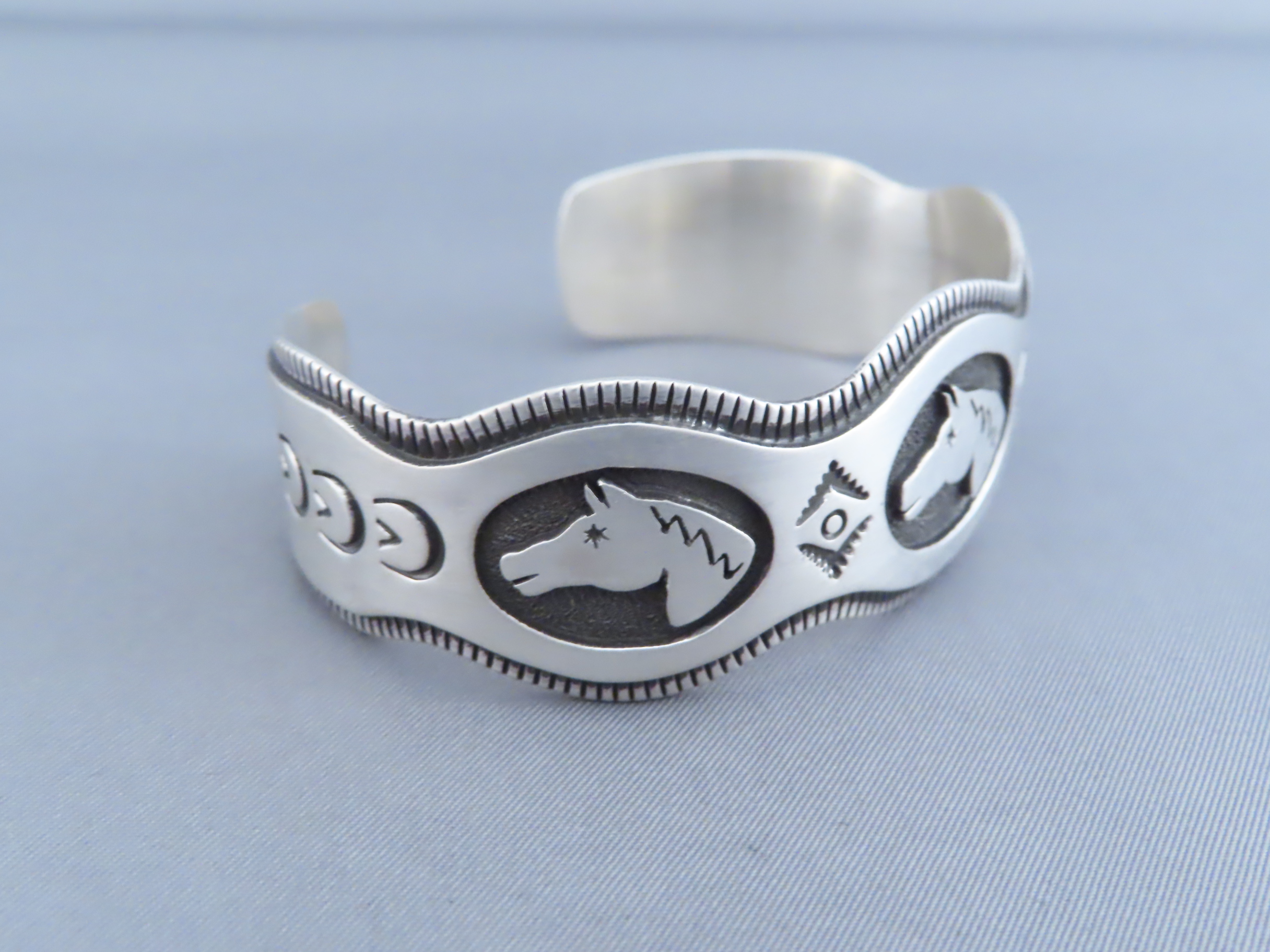 Sterling Silver ‘HORSE’ Bracelet