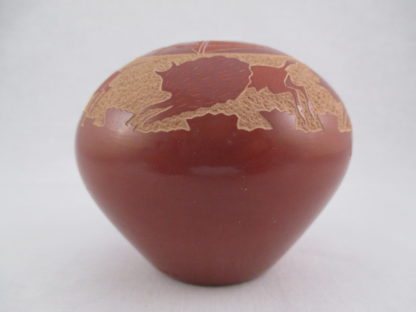 Santa Clara Pueblo Sgraffito Pottery by Goldenrod – Stampeding Buffalo
