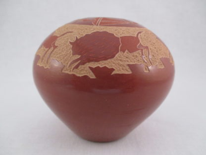 Santa Clara Pueblo Sgraffito Pottery by Goldenrod – Stampeding Buffalo