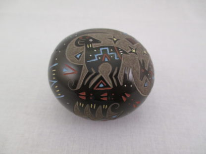 Santa Clara Miniature Sgraffito Pottery by artist Ray Tafoya