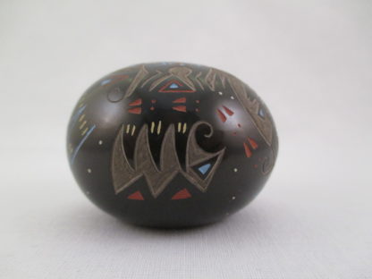 Santa Clara Miniature Sgraffito Pottery by artist Ray Tafoya