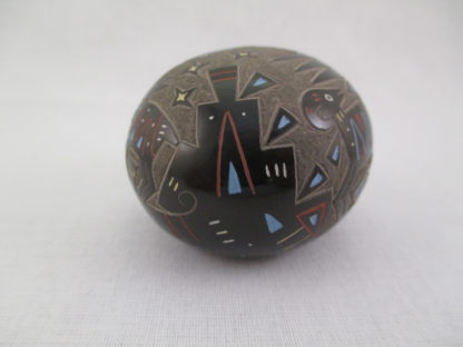 Santa Clara Miniature Sgraffito Pottery by artist Ray Tafoya