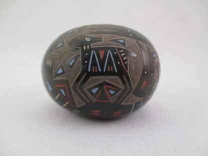 Santa Clara Miniature Sgraffito Pottery by artist Ray Tafoya