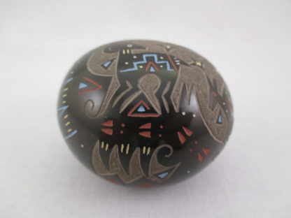 Santa Clara Miniature Sgraffito Pottery by artist Ray Tafoya