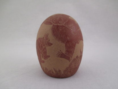Camilio ‘Sunflower’ Tafoya Pottery with Sgraffito Bears