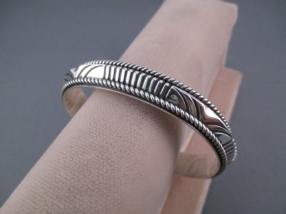 Sterling Silver Navajo Cuff Bracelet