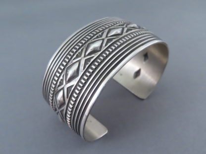 Sterling Silver Bracelet by Harold Joe (Navajo)