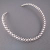 Sterling Silver Collar Necklace with ‘Dots’ by Artie Yellowhorse