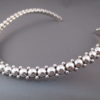 Sterling Silver Collar Necklace with ‘Dots’ by Artie Yellowhorse