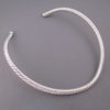 Braided Sterling Silver Collar Necklace by Artie Yellowhorse