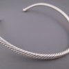 Braided Sterling Silver Collar Necklace by Artie Yellowhorse