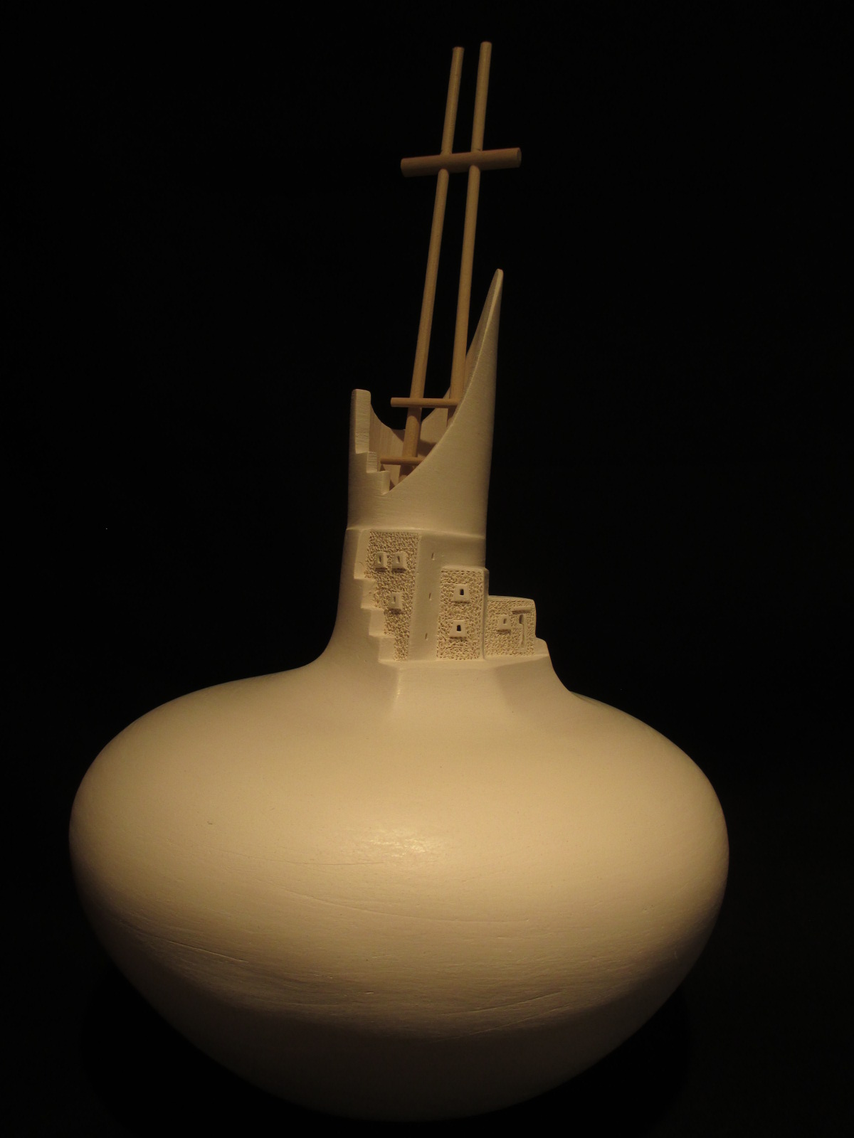 Sculpted Acoma Pueblo Pottery by Wilfred Garcia