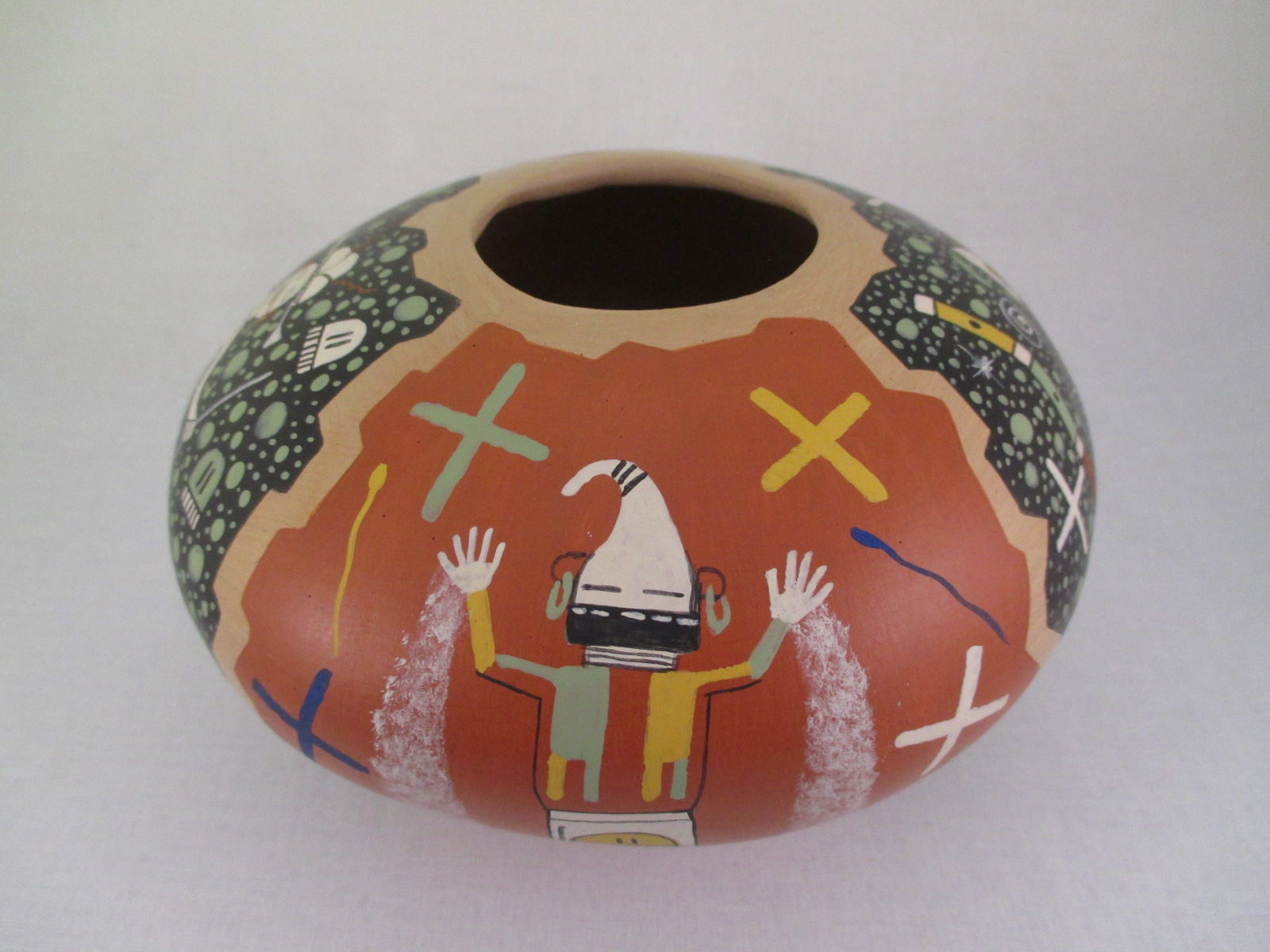 Lawrence Namoki Hopi Pottery: Titled ‘Into-13’