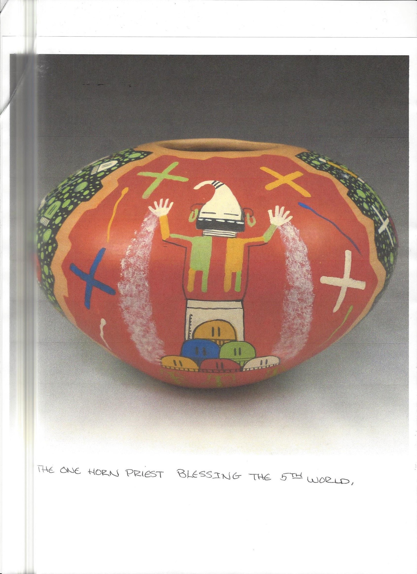 Lawrence Namoki Hopi Pottery: Titled ‘Into-13’