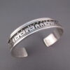 Sterling Silver Overlay Cuff Bracelet by Joseph D. Coriz