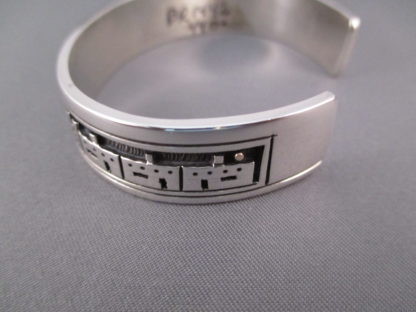 Sterling Silver Overlay Cuff Bracelet by Joseph D. Coriz