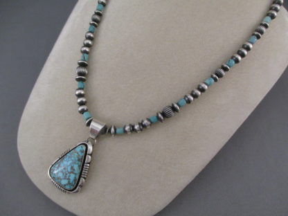 Turquoise Mountain Turquoise Pendant Necklace