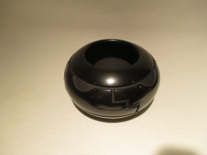 Jeff Roller Santa Clara Pueblo Pottery – Small Carved Bowl