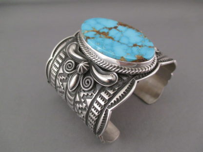 Blue Royston Turquoise Cuff Bracelet by Andy Cadman