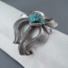 Blue Diamond Turquoise – Sandcast Bracelet