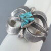 Blue Diamond Turquoise – Sandcast Bracelet