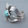 Blue Diamond Turquoise – Sandcast Bracelet