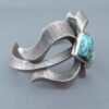 Blue Diamond Turquoise – Sandcast Bracelet
