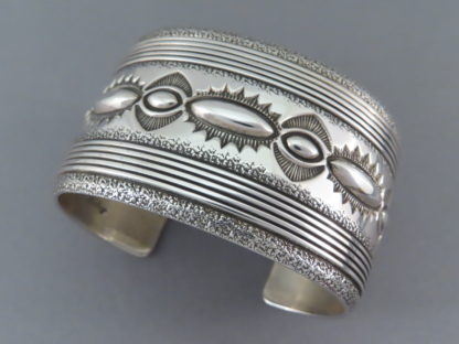 Tom Curtis Wide Sterling Silver Cuff Bracelet