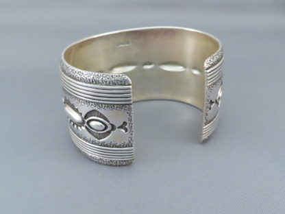 Tom Curtis Wide Sterling Silver Cuff Bracelet
