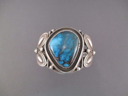 Bisbee Turquoise Cuff Bracelet by Terry Martinez