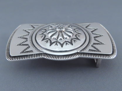 Leonard Gene Sterling Silver Belt Buckle
