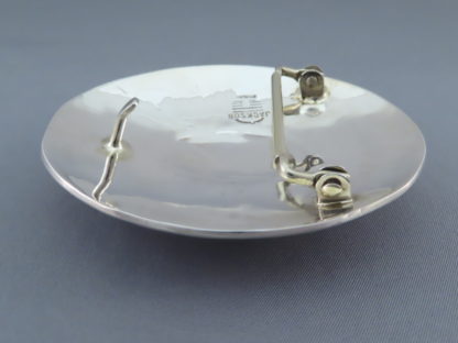 Silver & Turquoise Belt Buckle by Gene Jackson