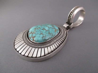 Calvin Martinez Carico Lake Turquoise Pendant