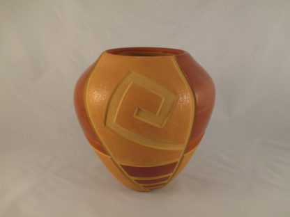 Sarena Ebelacker Red Santa Clara Pottery Jar
