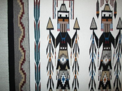 Yei Weaving by Marietta White – Medium Size Navajo Rug