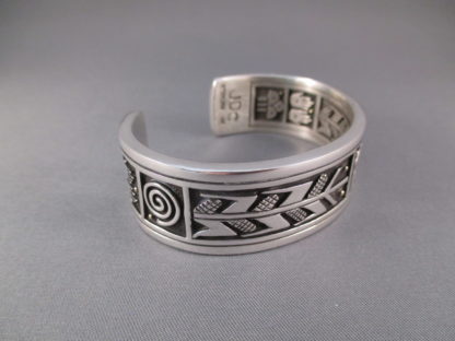 Joseph D. Coriz Double-Sided Sterling Silver Bracelet