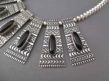 Silver & Black Onyx Necklace