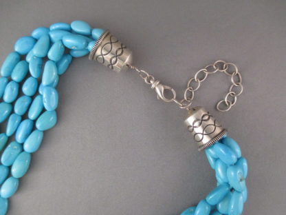 Five-Strand Sleeping Beauty Turquoise Necklace
