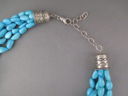 Five-Strand Sleeping Beauty Turquoise Necklace