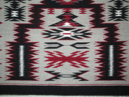 Storm Pattern Weaving by Ruby VanWinkle – Small Size Navajo Rug