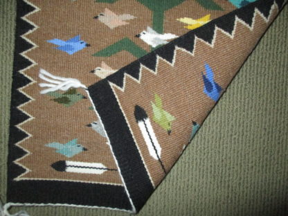 Bird Tree Weaving by Marie Begay – Small Size Tree of Life Rug