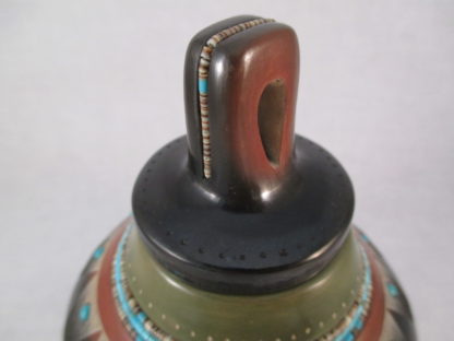 Lidded San Ildefonso Pueblo Pottery by Russell Sanchez