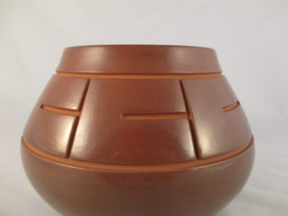 Jordan Roller Brown-Fired Carved Bowl – Santa Clara Pottery